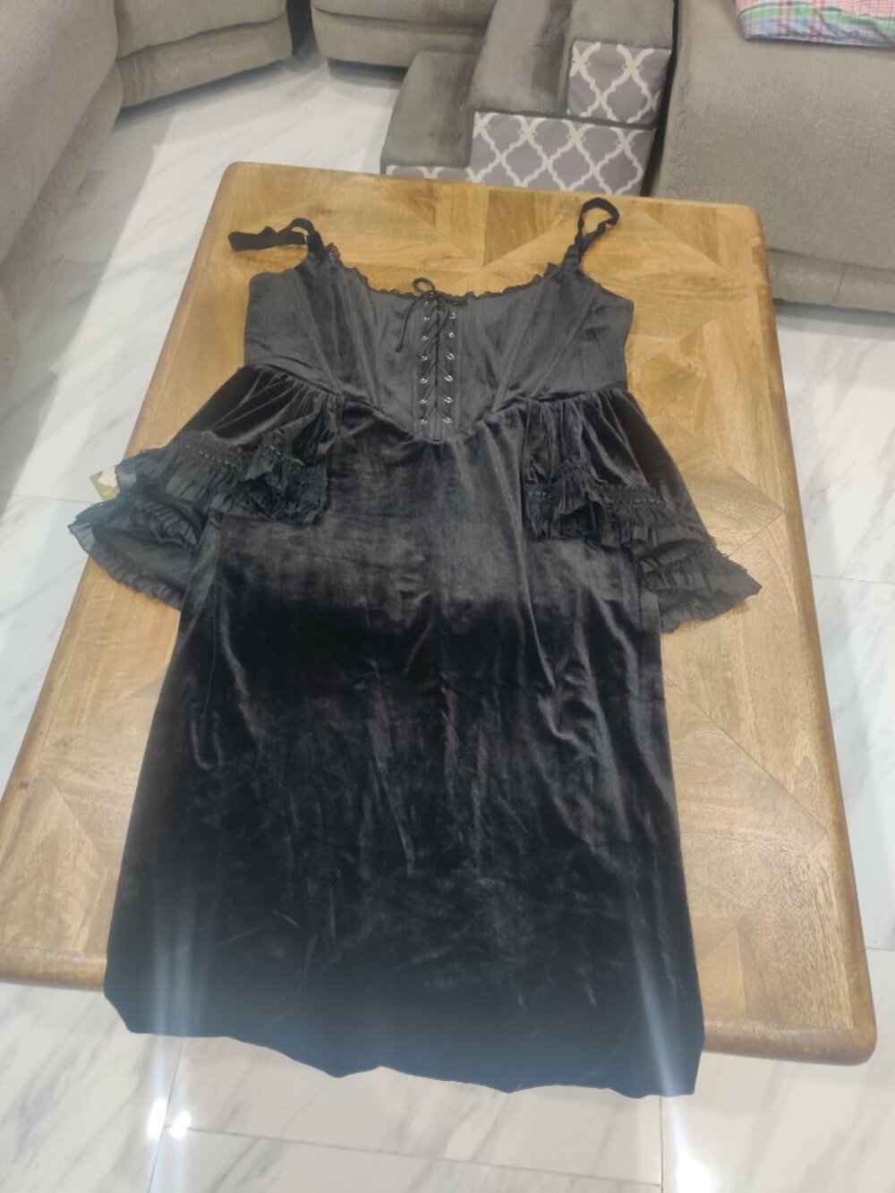 Elle Rebel velvet dress size 3xl New